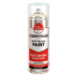 TIMco Finishing Paint - Matt Black - 380ml - 1 EA - Can