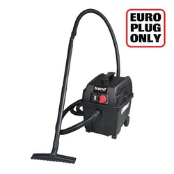 Trend T35A/EURO Wet & Dry Extractor 1400W 230V Euro plug - Authorised distributors only
